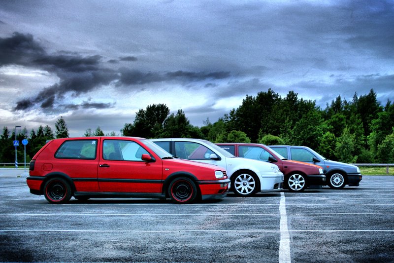 Golf Mk3 Red